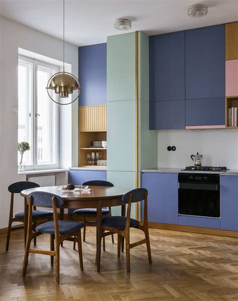 These colorful kitchen cabinets are not costly and provide a different look to your kitchen altogether. Colorful Kitchens Are a Trend You Should Definitely Buy ...