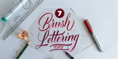 7 Easy Brush Lettering Tips Anyone Can Use 2020 Lettering Daily In 2020 Brush Lettering