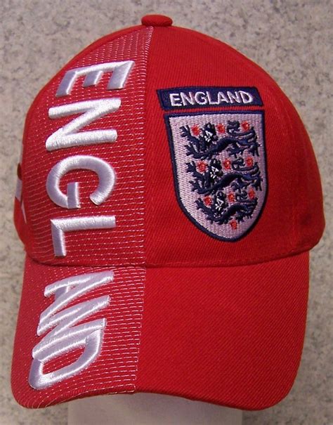 England International Flag Embroidered Baseball Cap From Lionheart