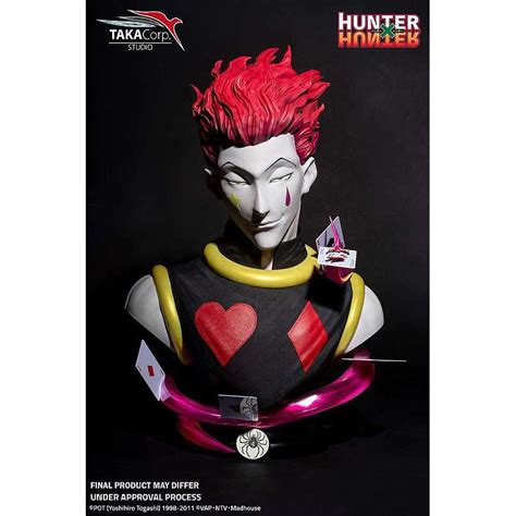 His physical strength ranked third in the group. Hunter X Hunter Buste Hisoka Taka Corp Studio