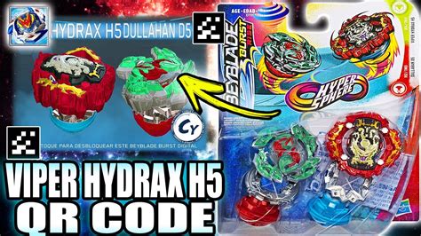 Beyblade burst qr codes rise. QR CODES VIPER HYDRAX H5 DULLAHAN D5 BEYBLADE BURST RISE APP - YouTube