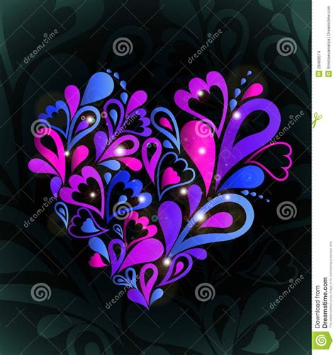 Abstract Heart Colorful Vector Stock Images Image 28469574