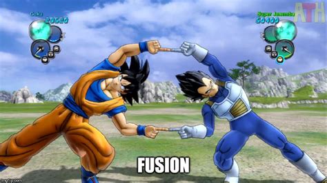 For vegeta, he managed to become a super saiyan 4 with bulma's help while goku can transform freely. DRAGON BALL FUSION - Imgflip