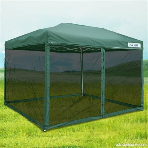 Quictent 10x10 Ez Pop Up Canopy With Netting Screen House Instant