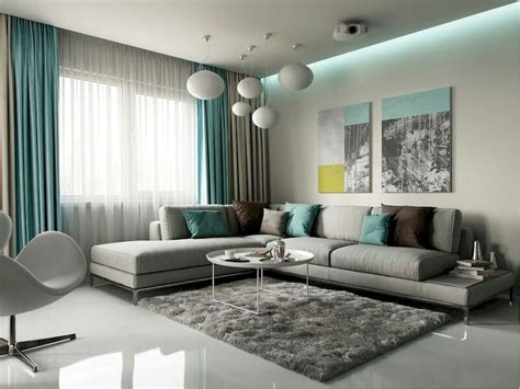 Prettify Neutral Apartment Schemes Using Pop Of Colors Avec Images