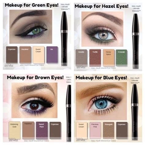 Mary Kay Eyeshadow Eye Makeup Looks For Different Eye Colors Mary