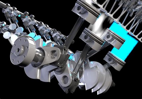Animated V8 Engine Gasoline Ignition 3d Models 3d Horse