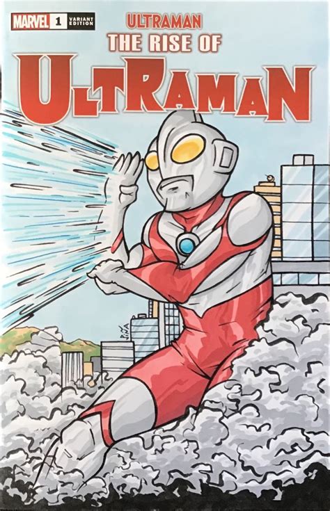 Rise Of Ultraman 1 Signed And Sketched By Jeff Pina Comic Art Comic