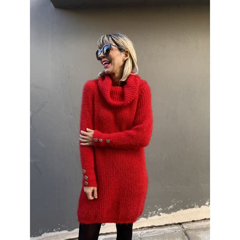 Mohair Red Sweater