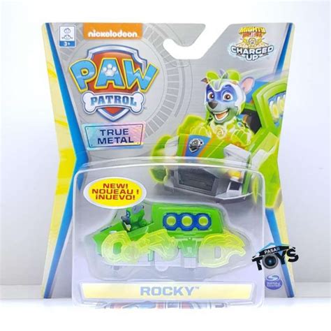 Jual Paw Patrol Rocky True Metal Collectible Mighty Pups Charged Up