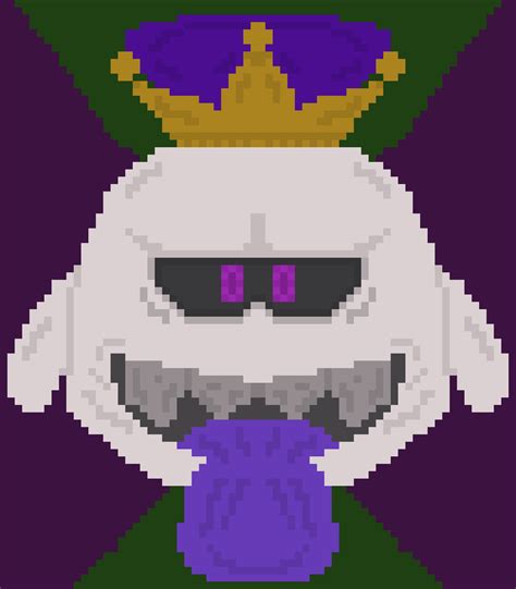 King Boo Pixel Art Rmario