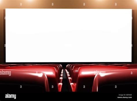 Cinema Auditorium Interior 3d Render Stock Photo Alamy