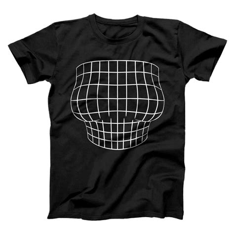 Personalized Magnified Chest Optical Illusion Grid Big Boobs T Shirt All Star Shirt