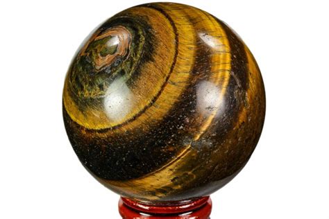2 5 Polished Tiger S Eye Sphere Africa For Sale 109999