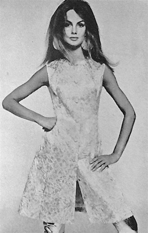 1966 Jean Shrimpton Photographed By David Bailey In Vogue Uk December