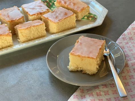 Zitronenkuchen vom Blech