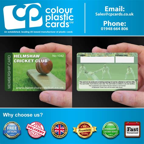 Cricket Club Membership Card Printing Cpcards