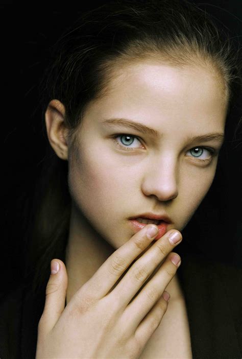 Lesya Kaf Avant Models Model Polaroids Natural Beauty Skincare