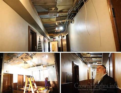 770s Upstairs Gets New Ceilings Chabad News