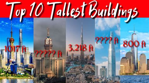 Top 10 Tallest Buildings In The World Youtube