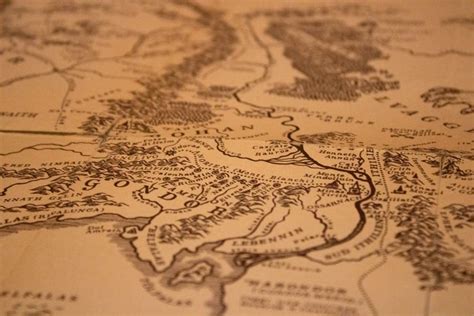 Map Of Middle Earth Lord Of The Rings And Key Locations Fiction Horizon