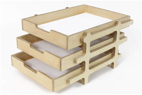 Paper Tray File Organizer Wood Tray Desk Tray Office Desk Etsy