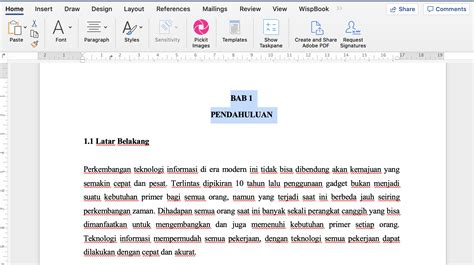 Cara Membuat Daftar Isi Secara Otomatis Pada Microsoft Word Tutorial