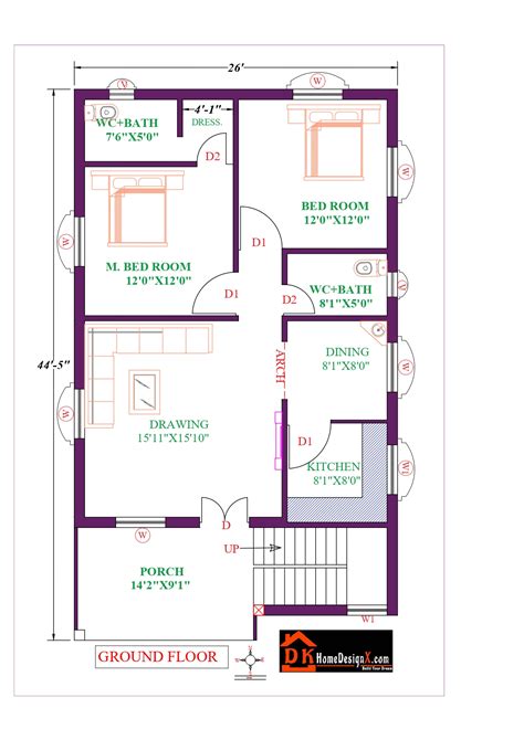 26x45 Affordable House Design Dk Home Designx