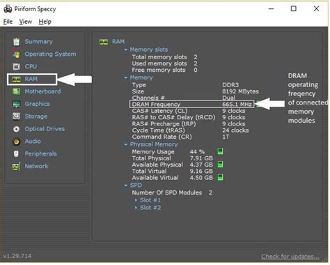 If you want to check the total amount of ram on windows 7, you can go to control panel > system and security > system page. How to check ram speed of connected RAM sticks in Windows ...