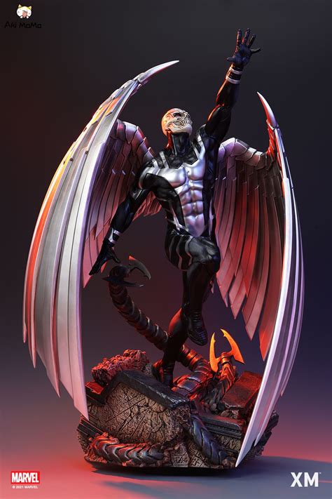 Marvel X Men Archangel X Force Ver B 14 Scale Statue By Xm Studios