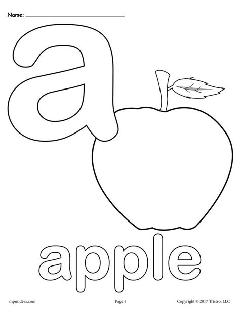 Free alphabet letter coloring templates. Letter A Alphabet Coloring Pages - 3 FREE Printable ...