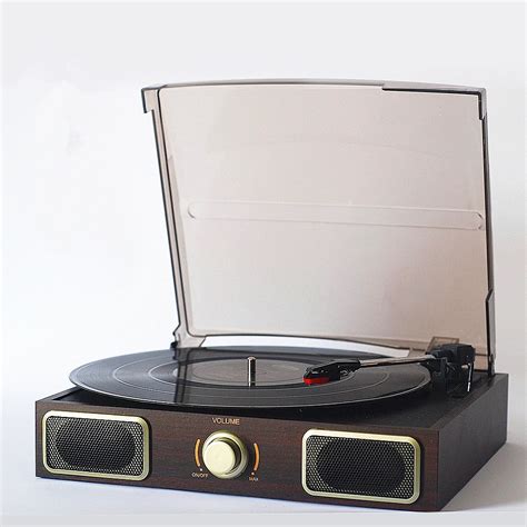 Nostalgic Gramophone Vinyl Record Player Portable Stereo Lp Turntables Pc Computer Turntable