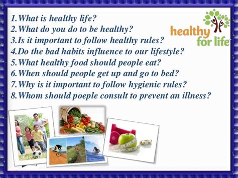 Healthy Lifestyle Teachers Presentation