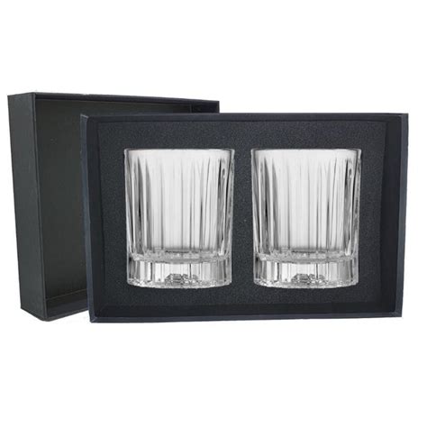 libbey flashback heavy whisky glass in a presentation box 2 pack the wine providore