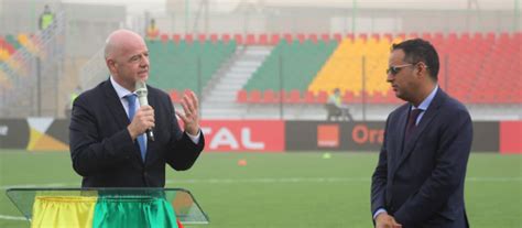fifa president kicks off african visit with stadium inauguration in mauritania africa news