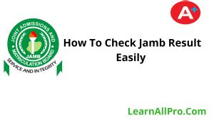 The utme results for 2021 have been released by the joint admissions and matriculation board (jamb). Jamb Result 2020/2021 Is Out: Free Jamb Result Checker on ...