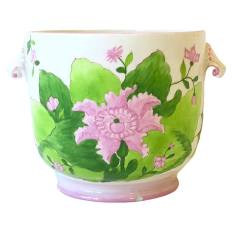 Vintage Richard Ginori Italian Porcelain Cachepot Jardiniere for Flower