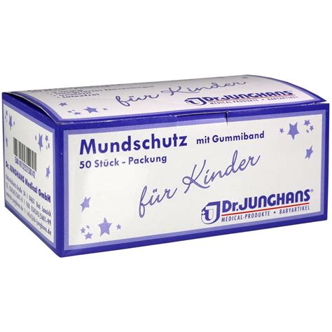 Mundschutz Für Kinder Mit Gummiband 50 Stück Pzn 7576217 Hirsch