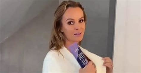 Amanda Holden Suffers Accidental Wardrobe Malfunction While Whipping Off Dressing Gown Daily