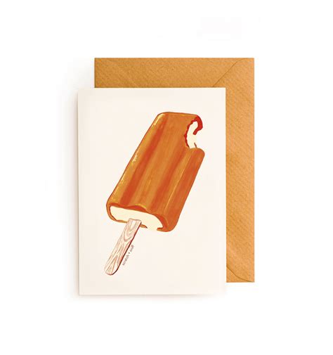 Scratch Sniff Scented Popsicle Greeting Card Etsy