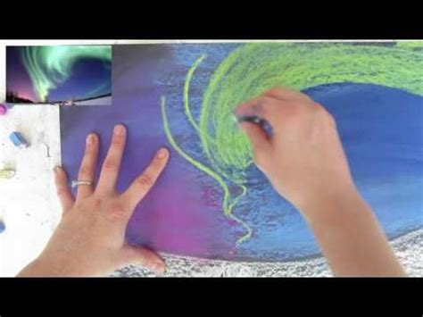 Pastel tekenen is heel mooi en vooral het noorderlicht. (13) How to Draw Northern Lights (Easy) - YouTube ...