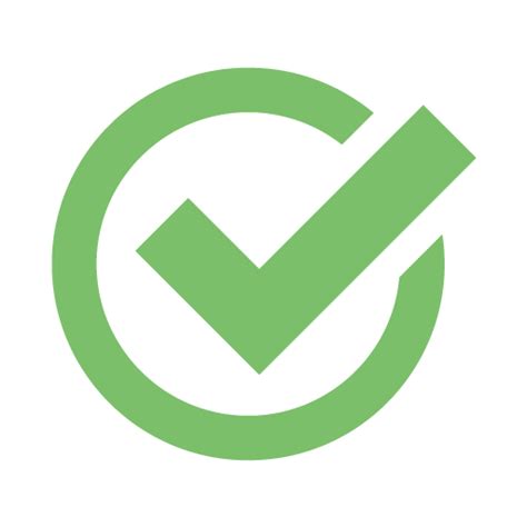 Green Check Mark Icon At Getdrawings Free Download