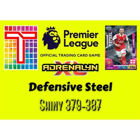 Panini Adrenalyn Xl 2223 Premier League Defensive Steel Cards Shiny Shopee Malaysia