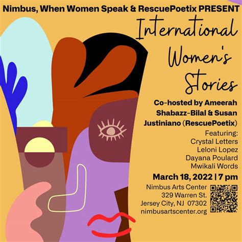 Nimbus Arts Center Hosts International Womens Stories On Friday