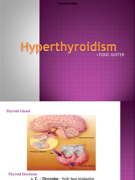 Hyperthyroid Ppt Hyperthyroidism Thyroid