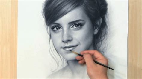 Emma Watson Drawing Portrait By Igor Kazarin Youtube