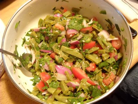 Half a loaf is better than no bread. Jamón Central: Ensalada de nopalitos (Cactus Salad)