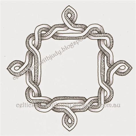 Decorating Celtic Knots Shading With Pencil