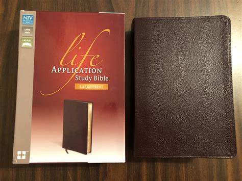 Name Engraved Bible Niv Large Print Life Application Study Bible
