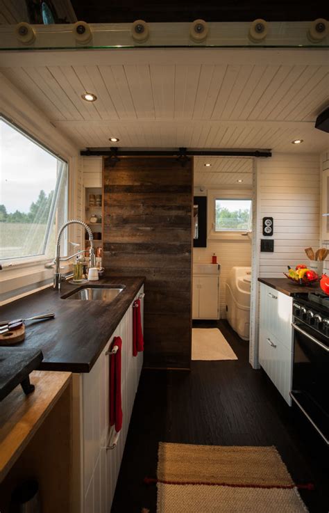 Amazing Greenmoxie Tiny House with Folding Deck